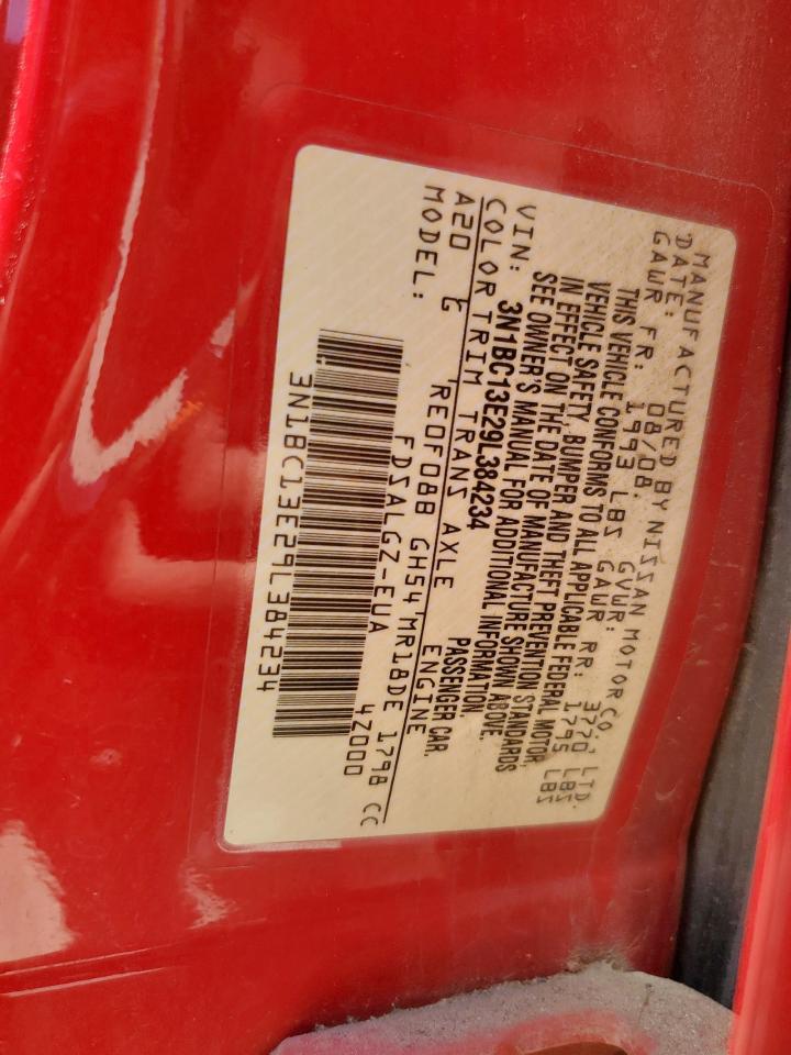 2009 Nissan Versa S VIN: 3N1BC13E29L384234 Lot: 56934755