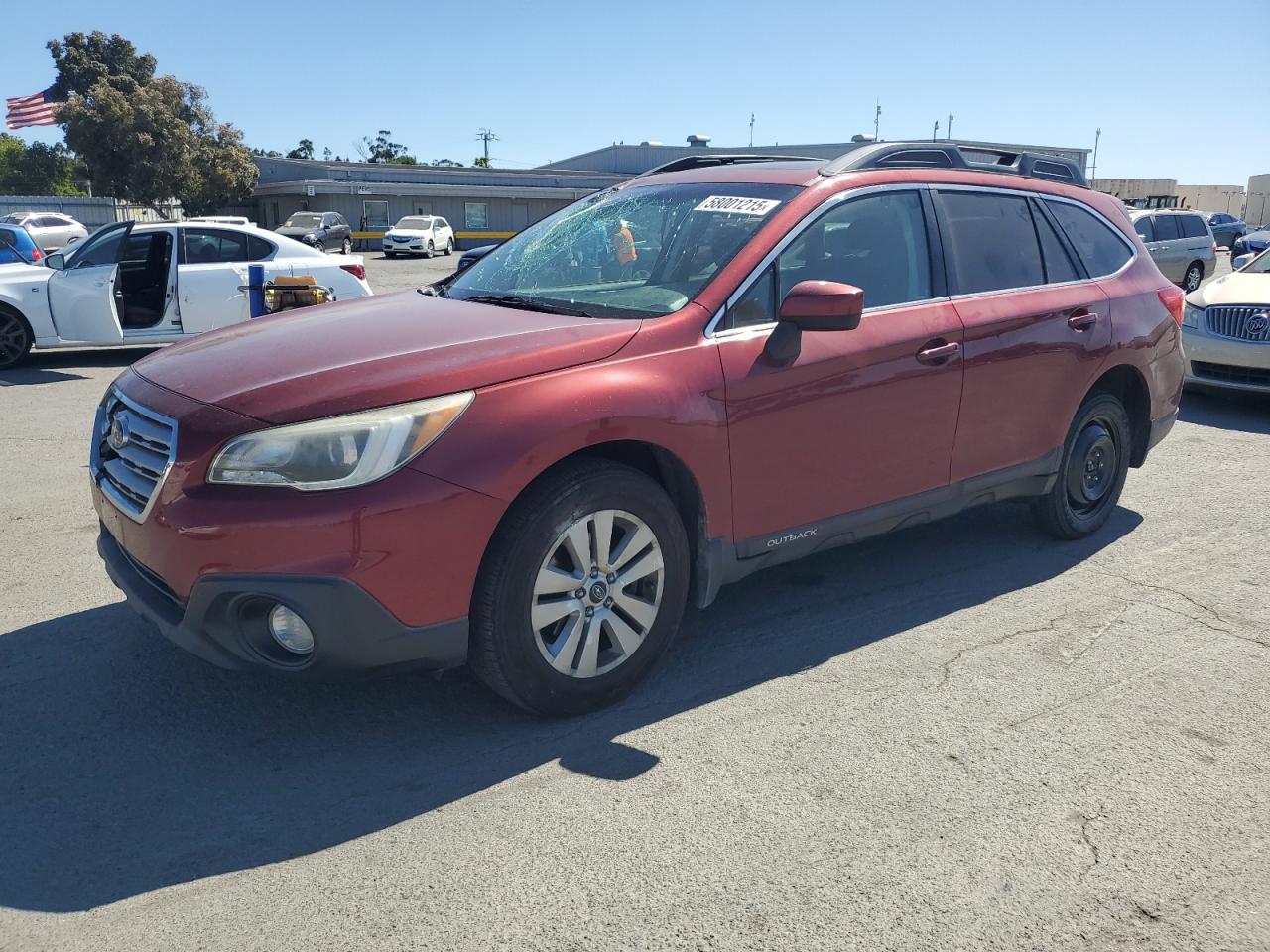 2015 Subaru Outback 2.5I Premium იყიდება Martinez-ში, CA - Front End