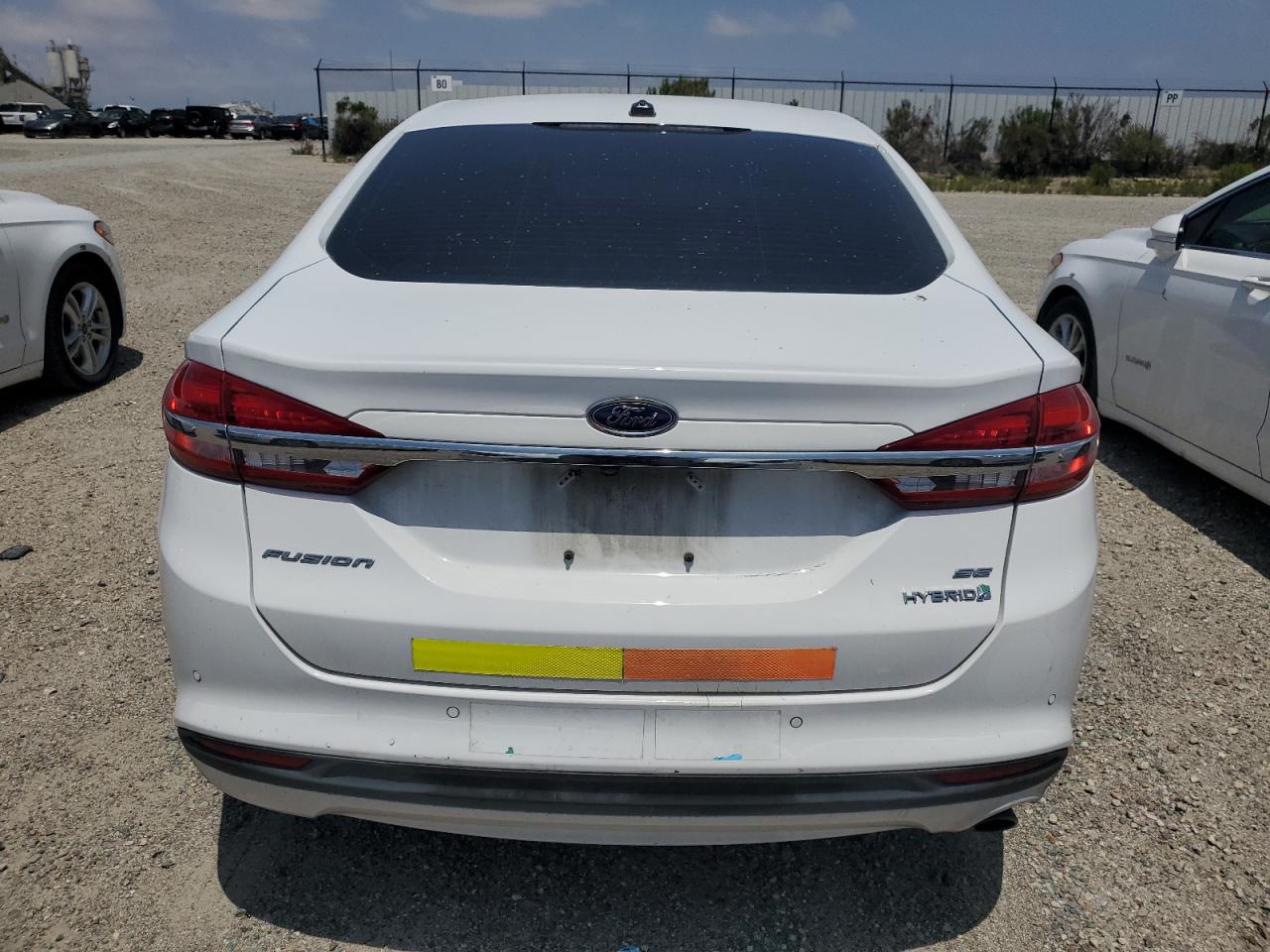 2018 Ford Fusion Se Hybrid VIN: 3FA6P0LU9JR278617 Lot: 54040585