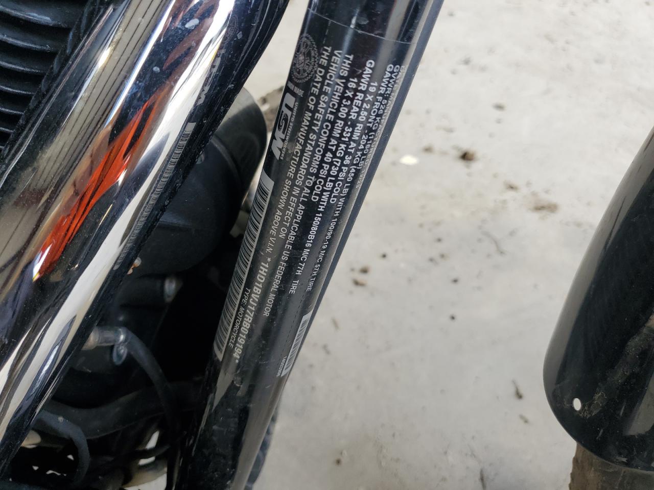 2024 Harley-Davidson Fxst VIN: 1HD1BVJ17RB019194 Lot: 58436955