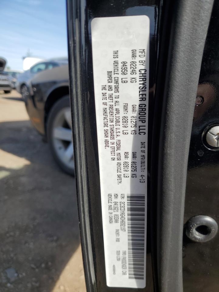 2013 Dodge Challenger Sxt VIN: 2C3CDYAG4DH692197 Lot: 56490475