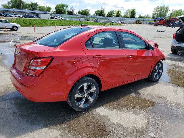  CHEVROLET SONIC 2017 Czerwony