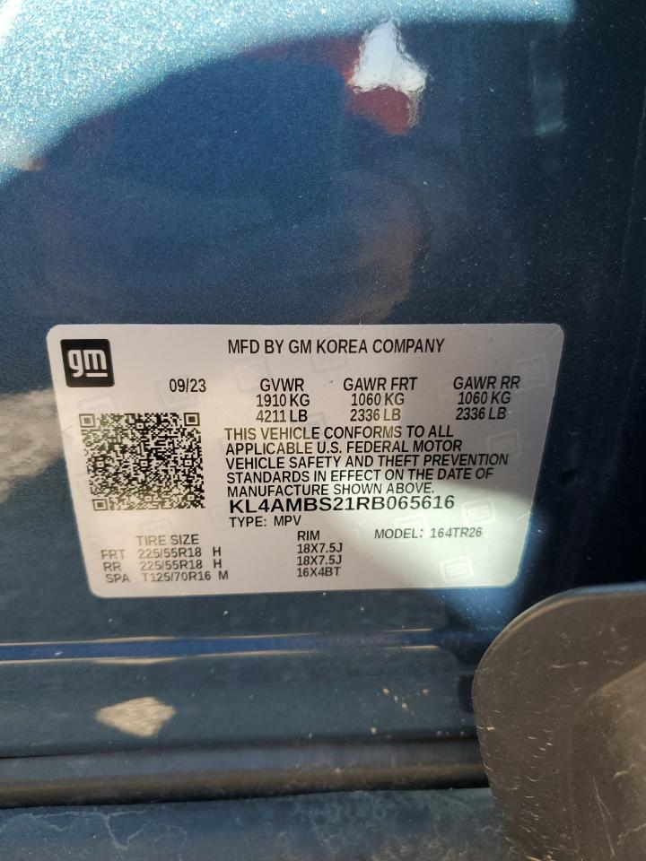 2024 Buick Encore Gx Preferred VIN: KL4AMBS21RB065616 Lot: 55926665