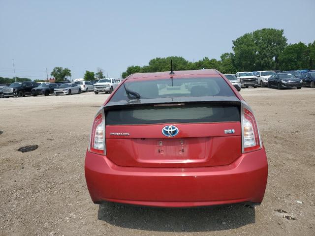 Хэтчбеки TOYOTA PRIUS 2013 Красный