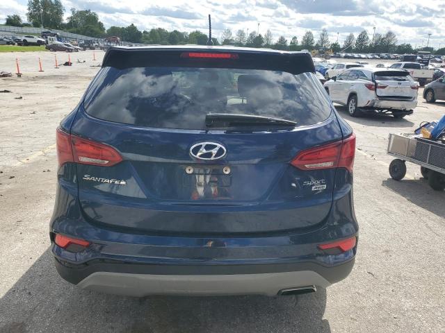  HYUNDAI SANTA FE 2018 Granatowy