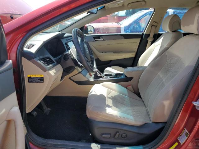 Sedans HYUNDAI SONATA 2016 Red