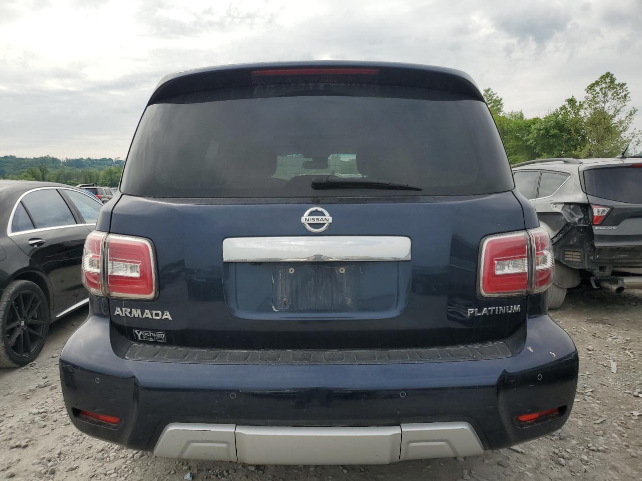 2017 Nissan Armada Platinum VIN: JN8AY2NE7H9702552 Lot: 58477175