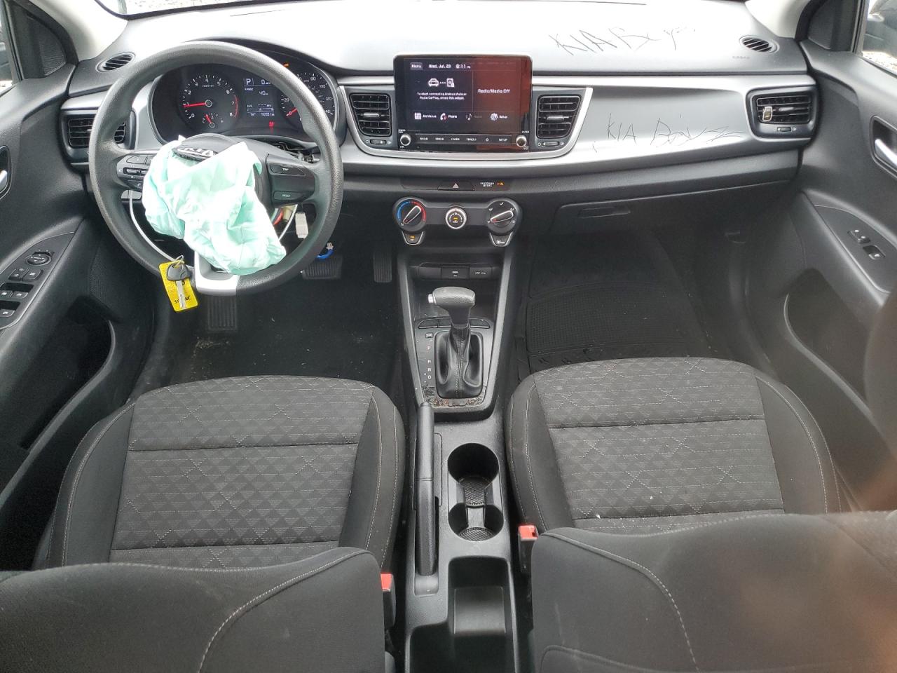 2021 Kia Rio Lx VIN: 3KPA24AD5ME393997 Lot: 56450375