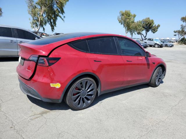  TESLA MODEL Y 2021 Красный