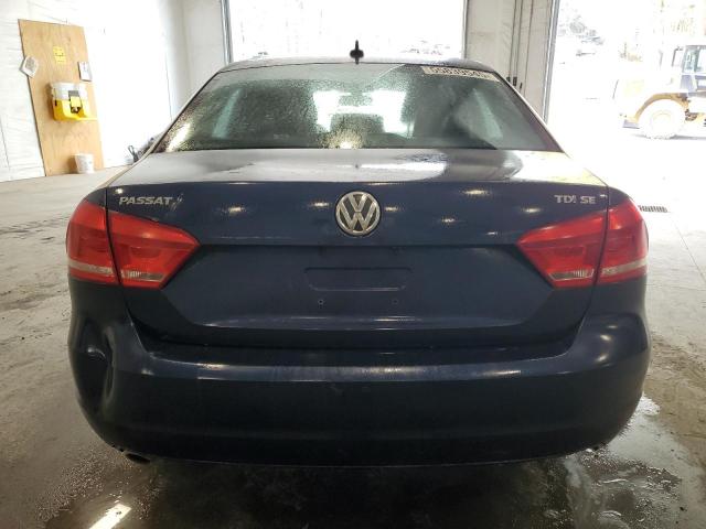  VOLKSWAGEN PASSAT 2012 Синий