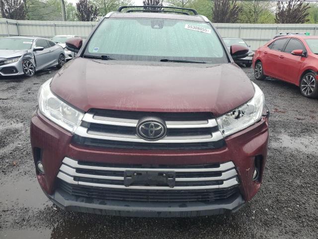  TOYOTA HIGHLANDER 2017 Бургунди