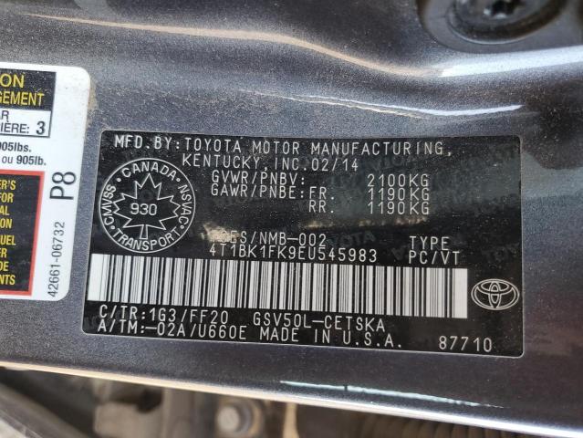 2014 TOYOTA CAMRY SE