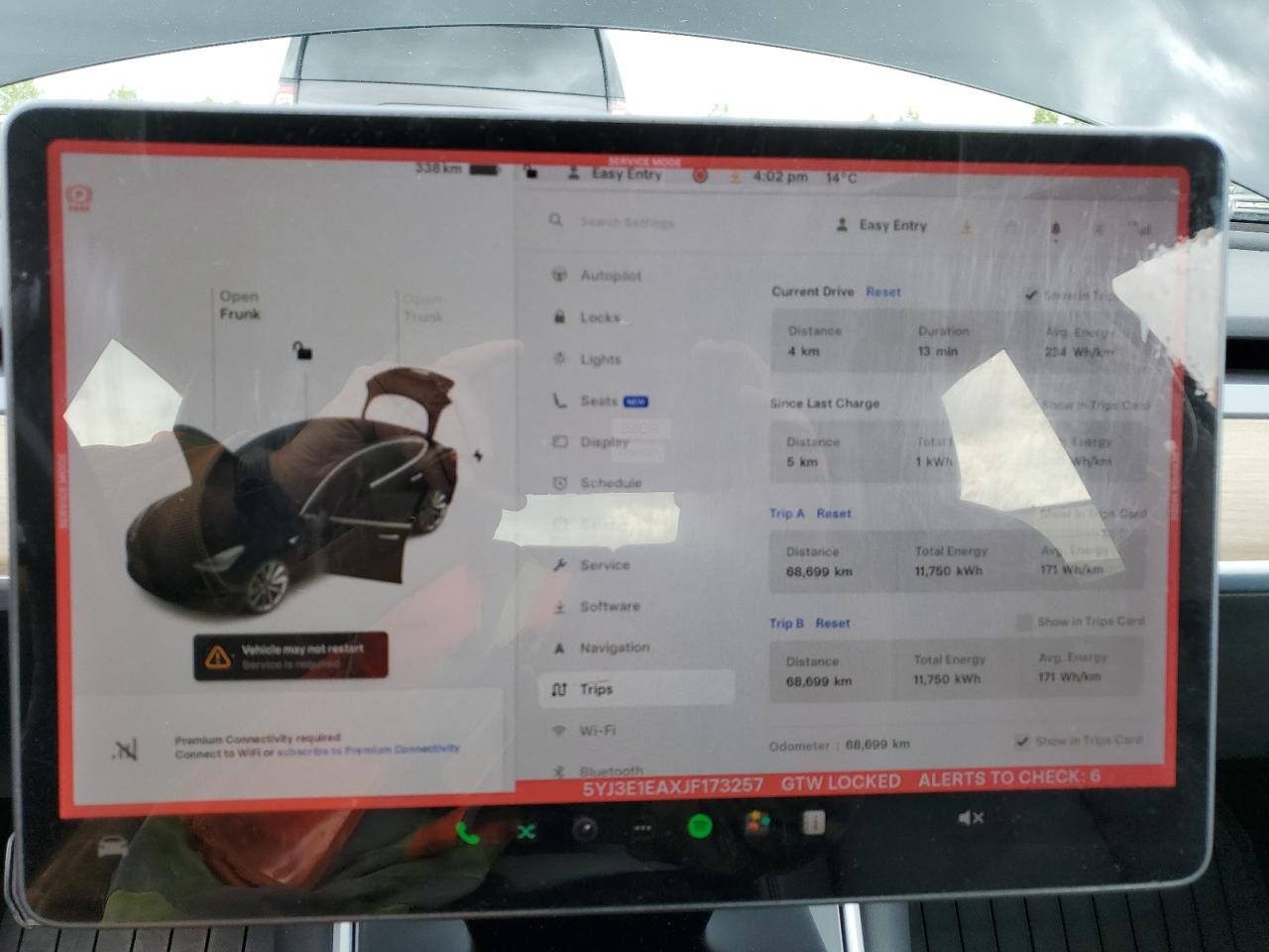 2018 Tesla Model 3 VIN: 5YJ3E1EAXJF173257 Lot: 57611555