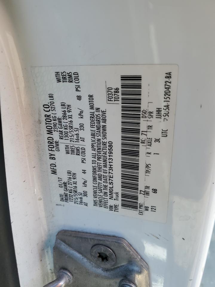 2017 Ford Transit Connect Xl VIN: NM0LS7E73H1319580 Lot: 56994695
