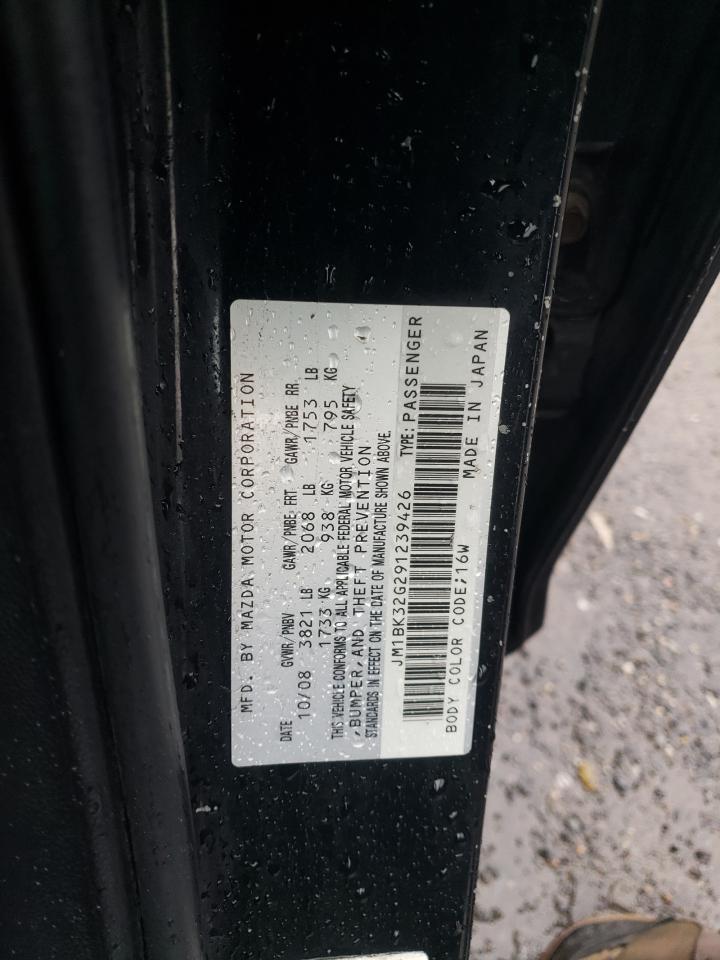 2009 Mazda 3 I VIN: JM1BK32G291239426 Lot: 56923735