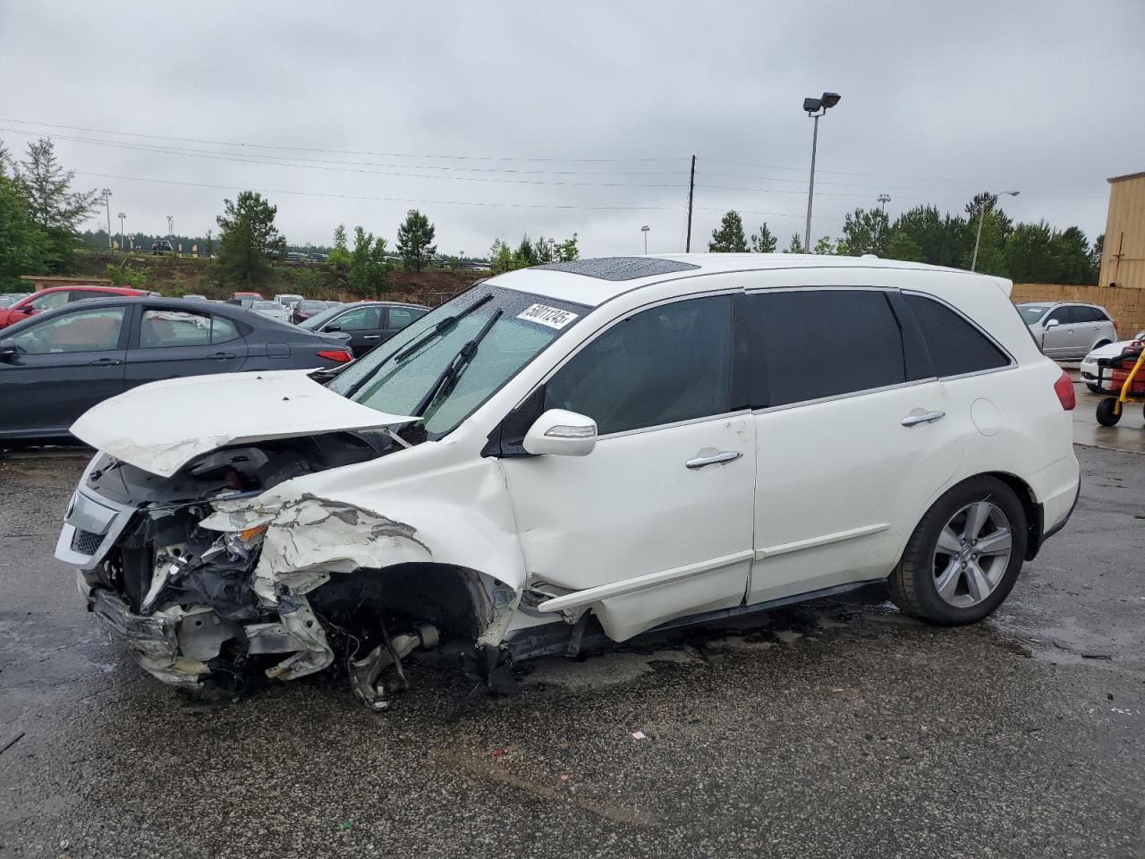 2012 Acura Mdx Technology продається в Gaston, SC - Front End