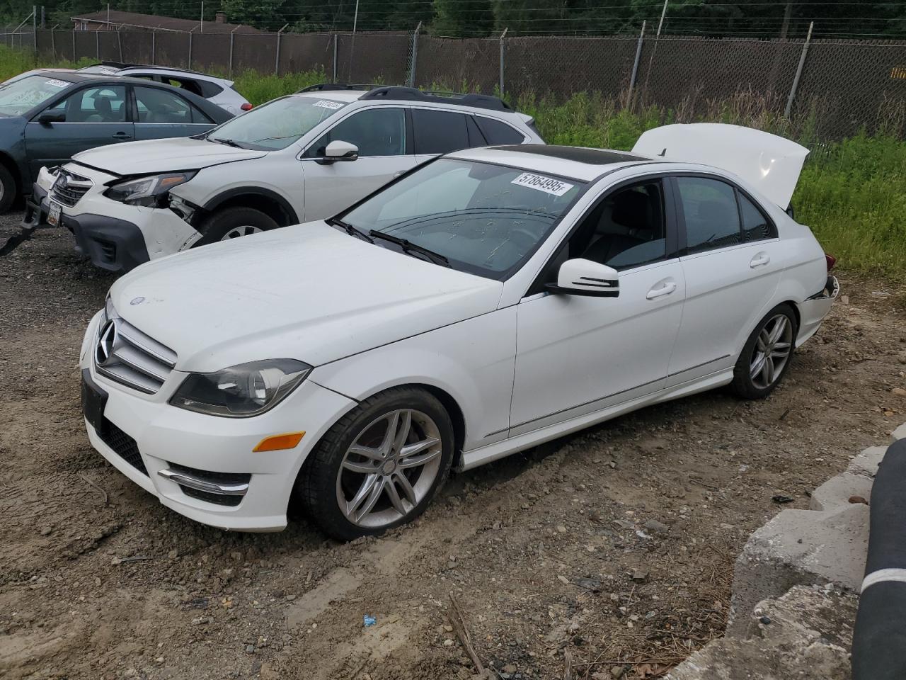 2013 Mercedes-Benz C 300 4Matic na sprzedaż w Baltimore, MD - Rear End