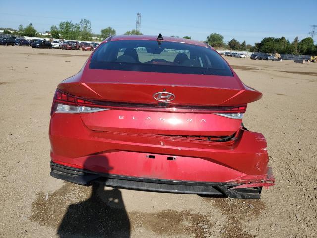  HYUNDAI ELANTRA 2021 Red