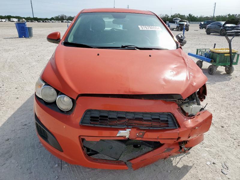 Hatchbacks CHEVROLET SONIC 2012 Orange