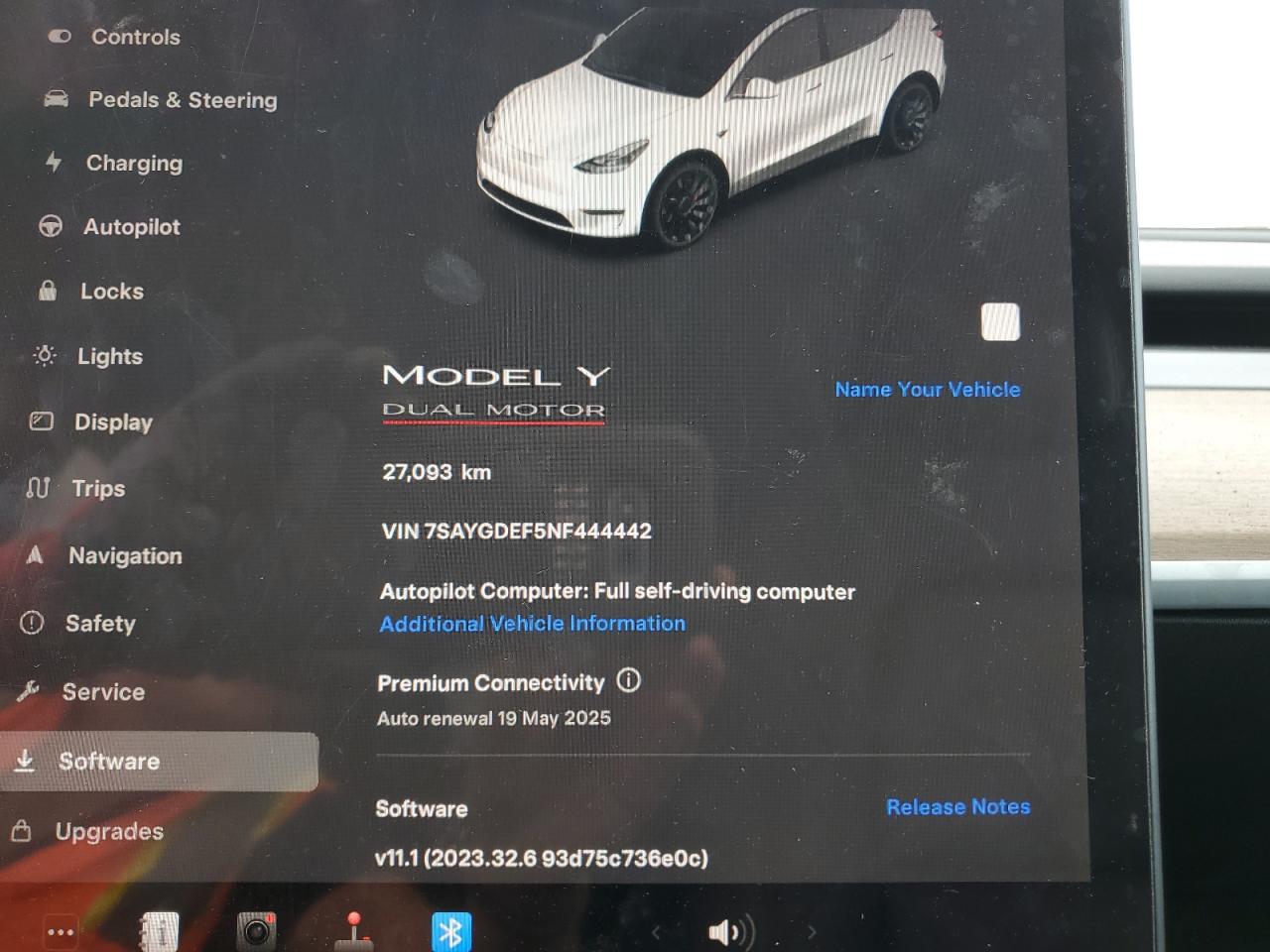 2022 Tesla Model Y VIN: 7SAYGDEF5NF444442 Lot: 56455755
