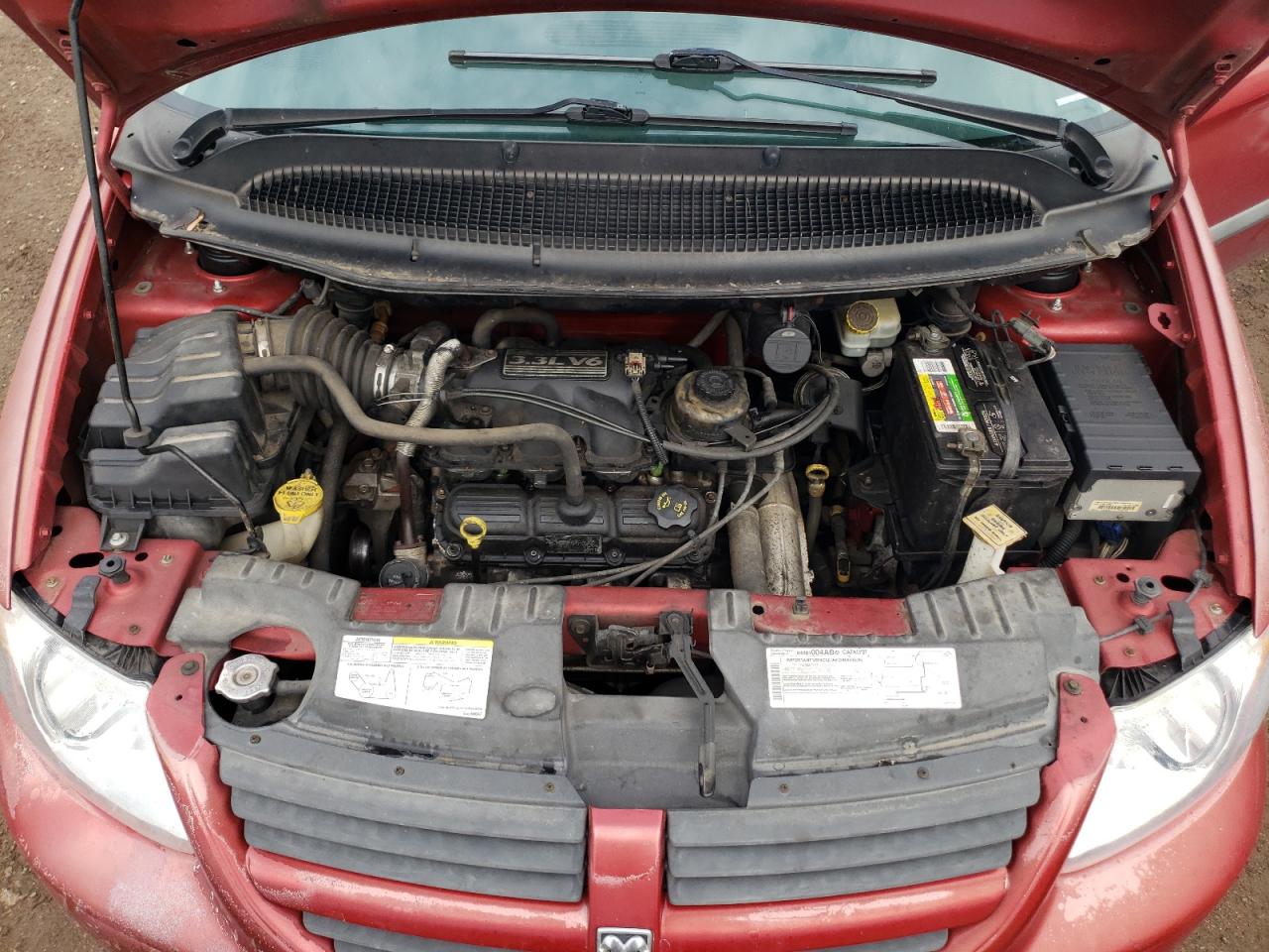 2005 Dodge Caravan Sxt VIN: 1D4GP45R55B181295 Lot: 58246075