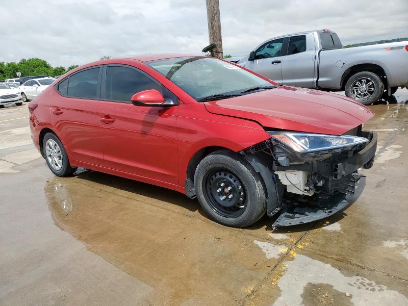  HYUNDAI ELANTRA 2020 Czerwony