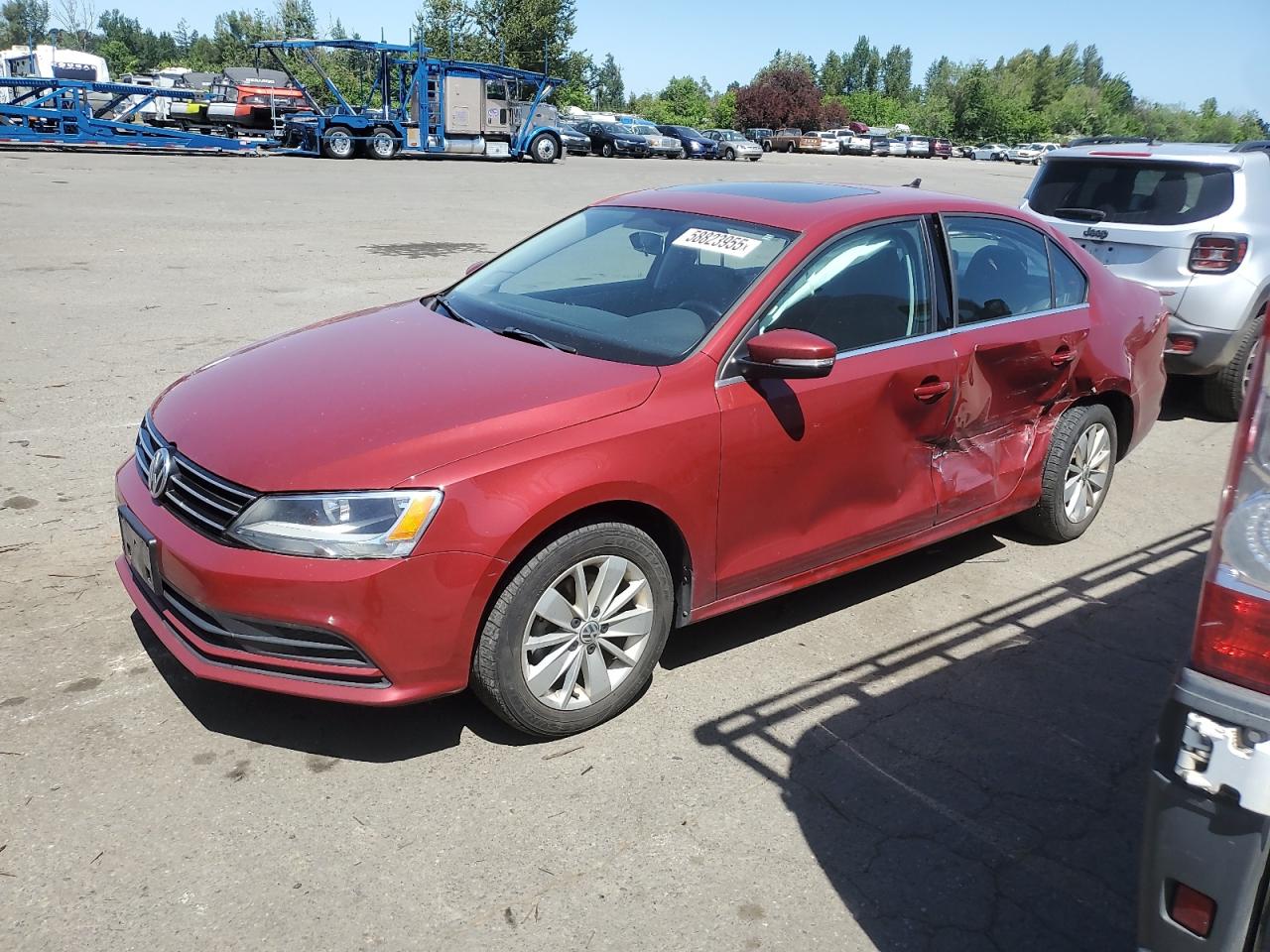 2016 Volkswagen Jetta Se for Sale in Woodburn, OR - Side
