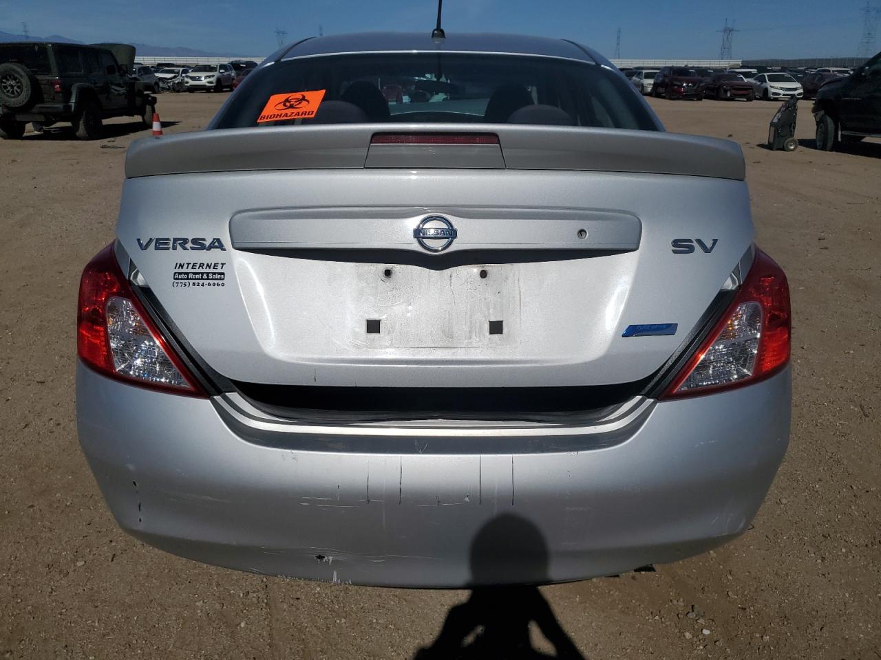2013 Nissan Versa S VIN: 3N1CN7AP3DL834424 Lot: 58040705