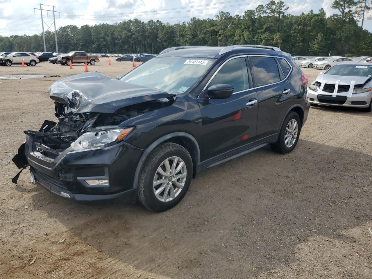 2017 Nissan Rogue S zu verkaufen in Greenwell Springs, LA - Front End