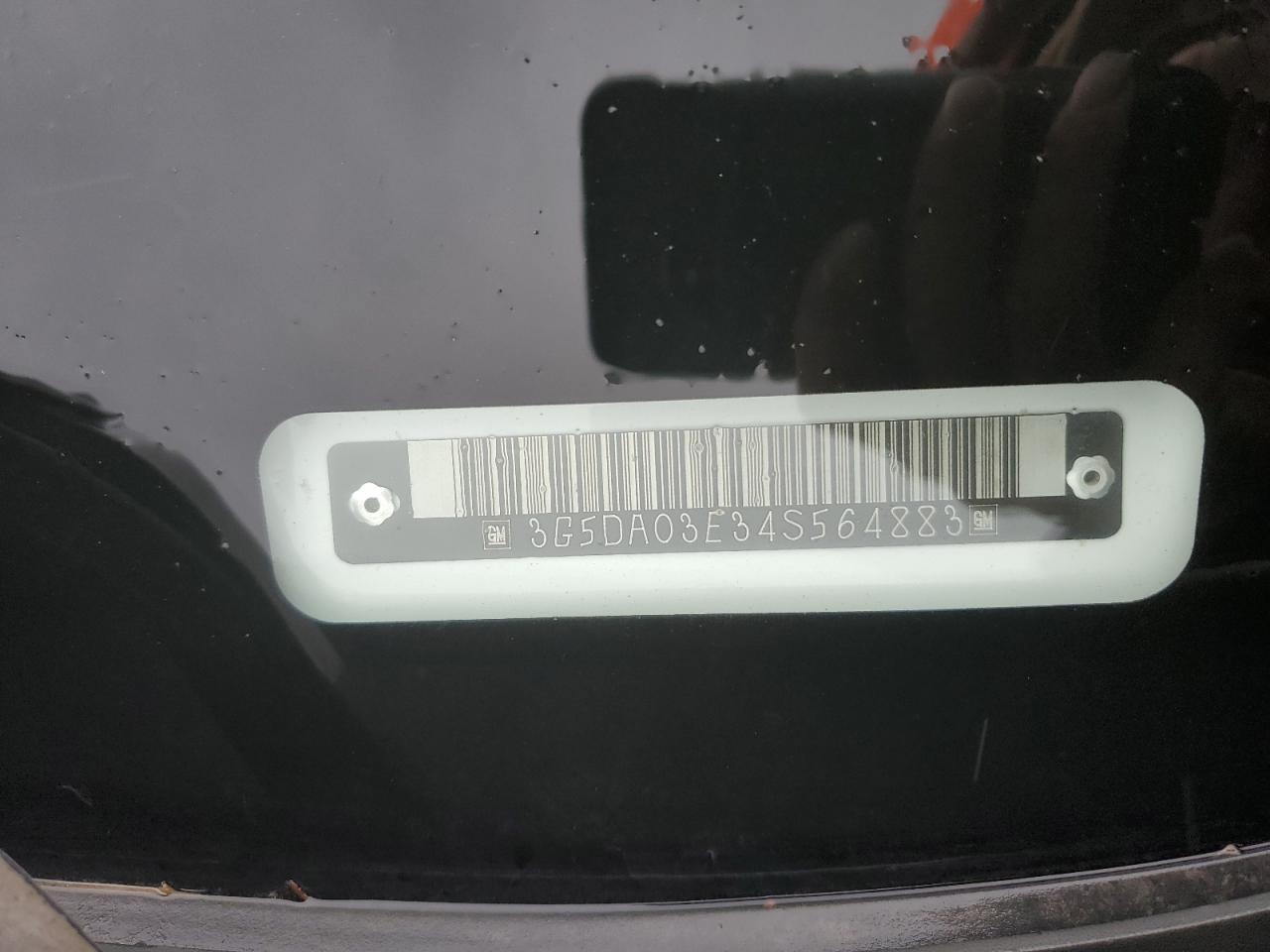2004 Buick Rendezvous Cx VIN: 3G5DA03E34S564883 Lot: 56164935