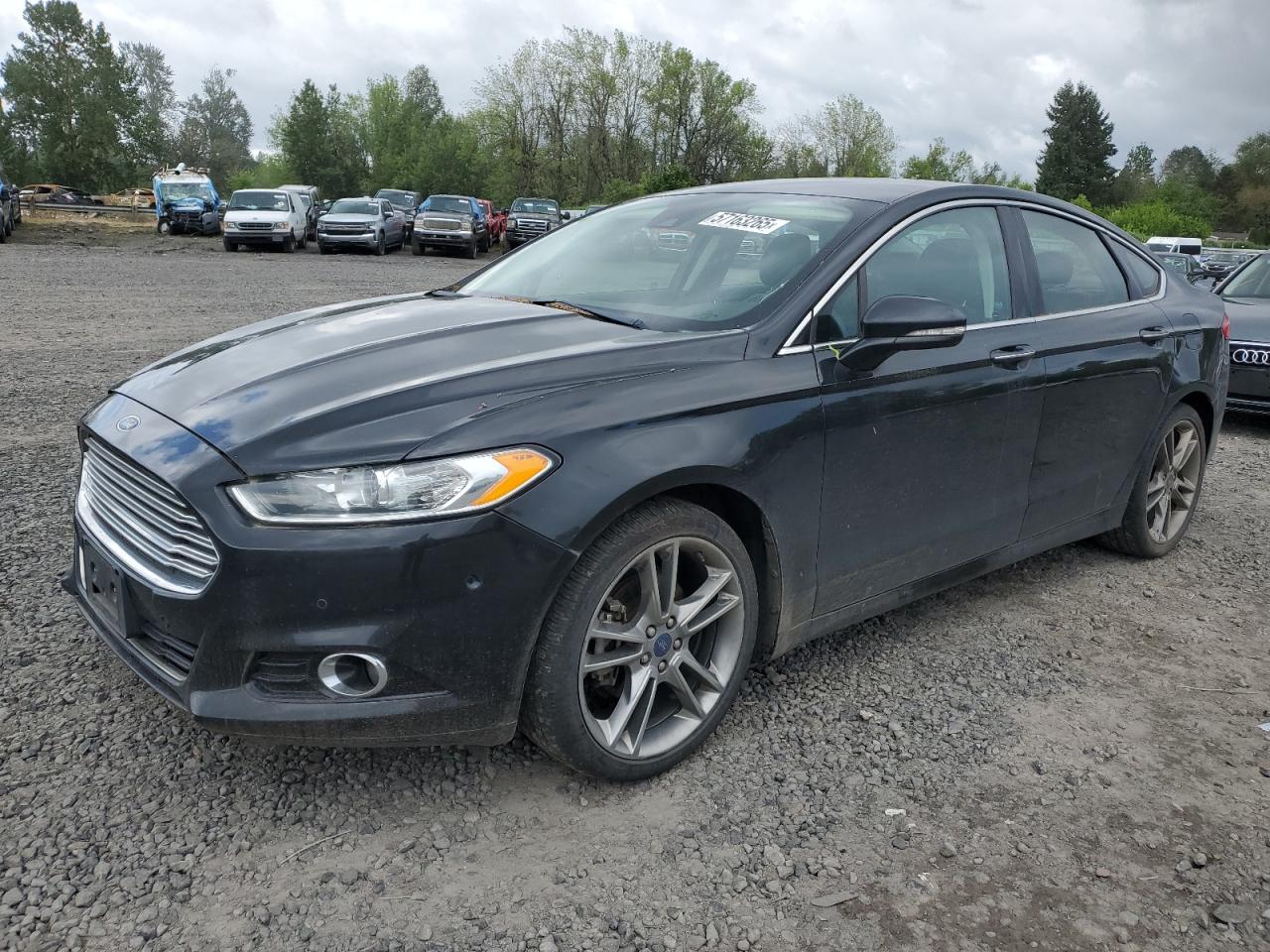 2015 Ford Fusion Titanium na sprzedaż w Portland, OR - Side