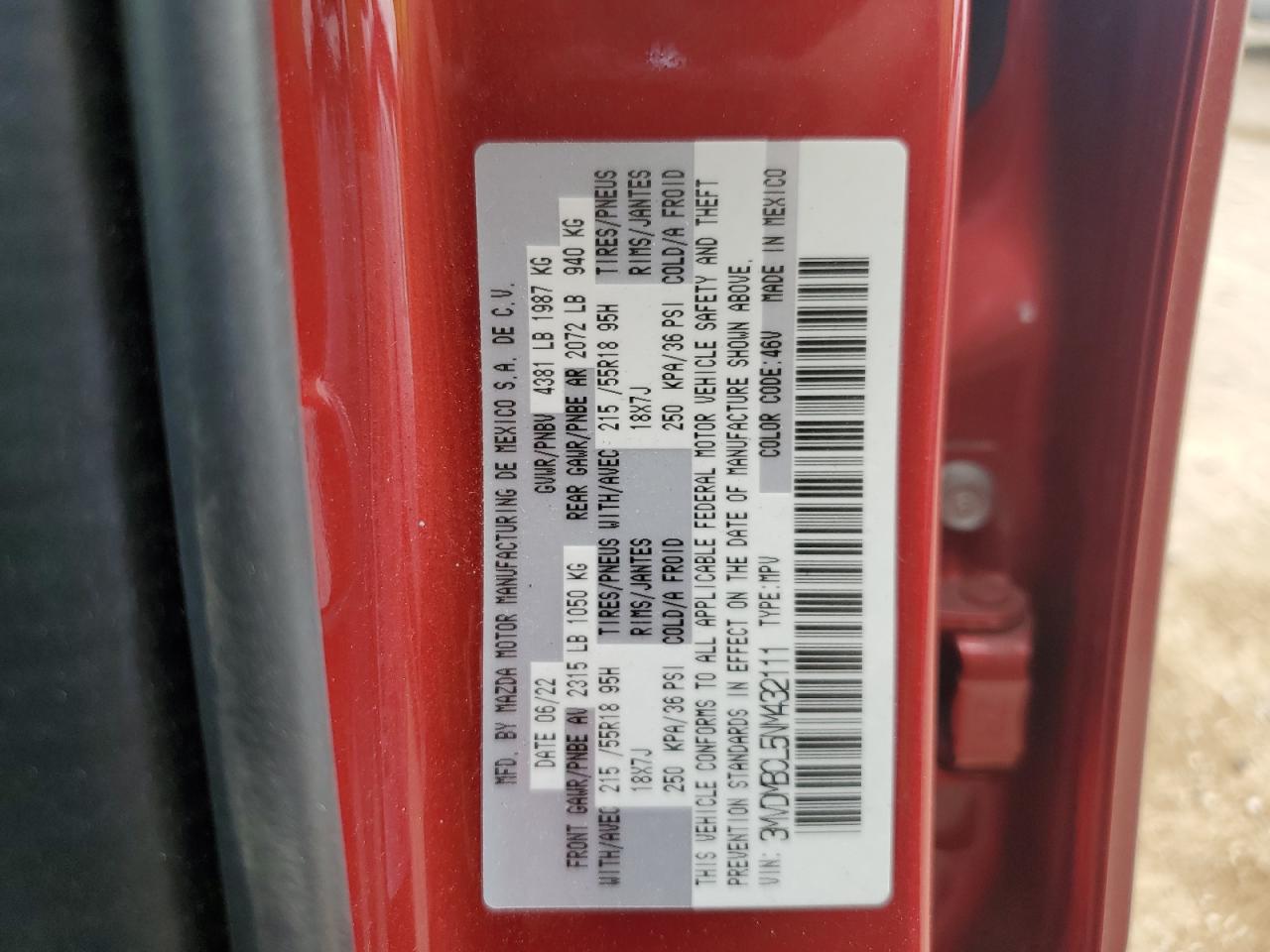 2022 Mazda Cx-30 Preferred VIN: 3MVDMBCL5NM432111 Lot: 56917645