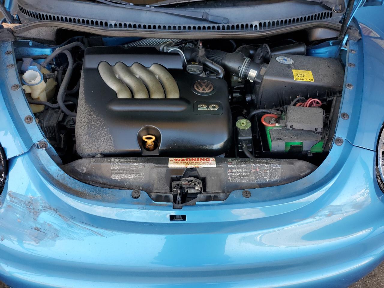 2004 Volkswagen New Beetle Satellite Blue Gls VIN: 3VWGK31C44M420640 Lot: 56803395