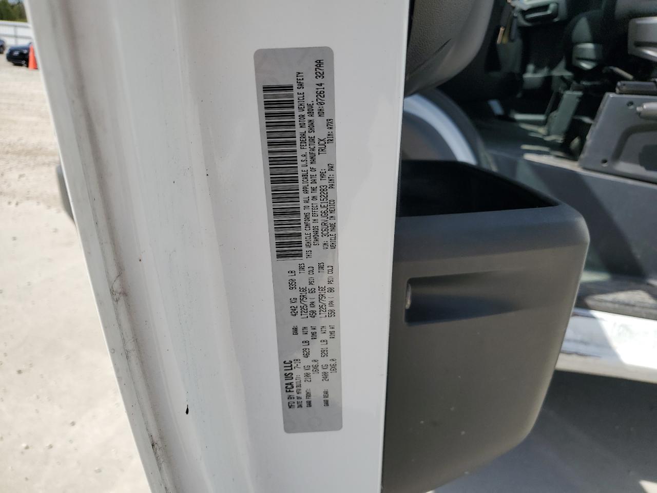 2018 Ram Promaster 3500 3500 High VIN: 3C6URVJG6JE152283 Lot: 56420855