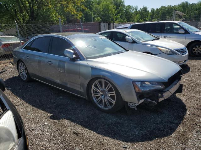 Sedans AUDI A8 2012 Silver
