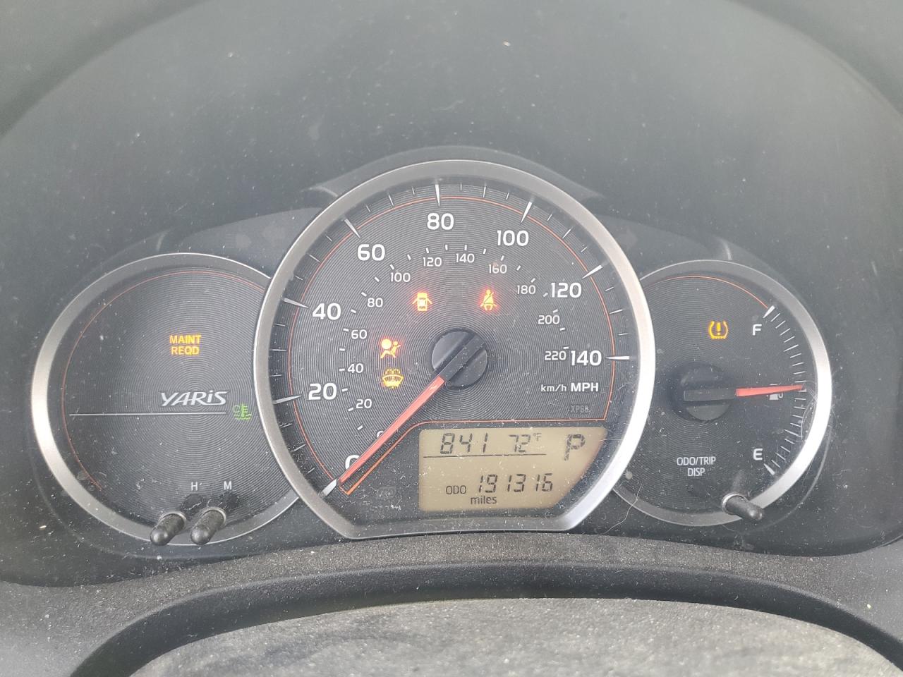 2012 Toyota Yaris VIN: JTDKTUD37CD505770 Lot: 56798455