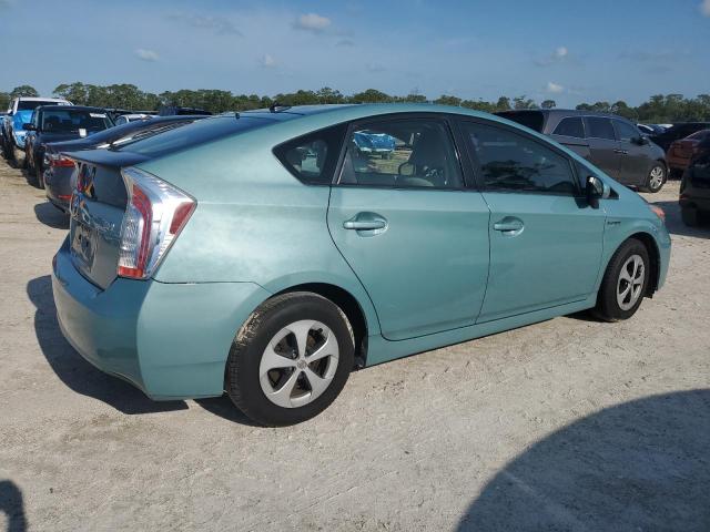 Хэтчбеки TOYOTA PRIUS 2015 Темно-бирюзовый