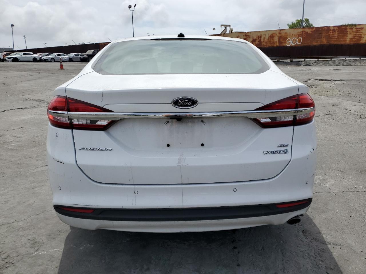 2018 Ford Fusion Se Hybrid VIN: 3FA6P0LUXJR278724 Lot: 54025485