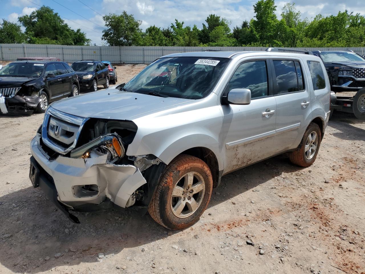 2011 Honda Pilot Exln VIN: 5FNYF3H79BB020255 Lot: 56344285