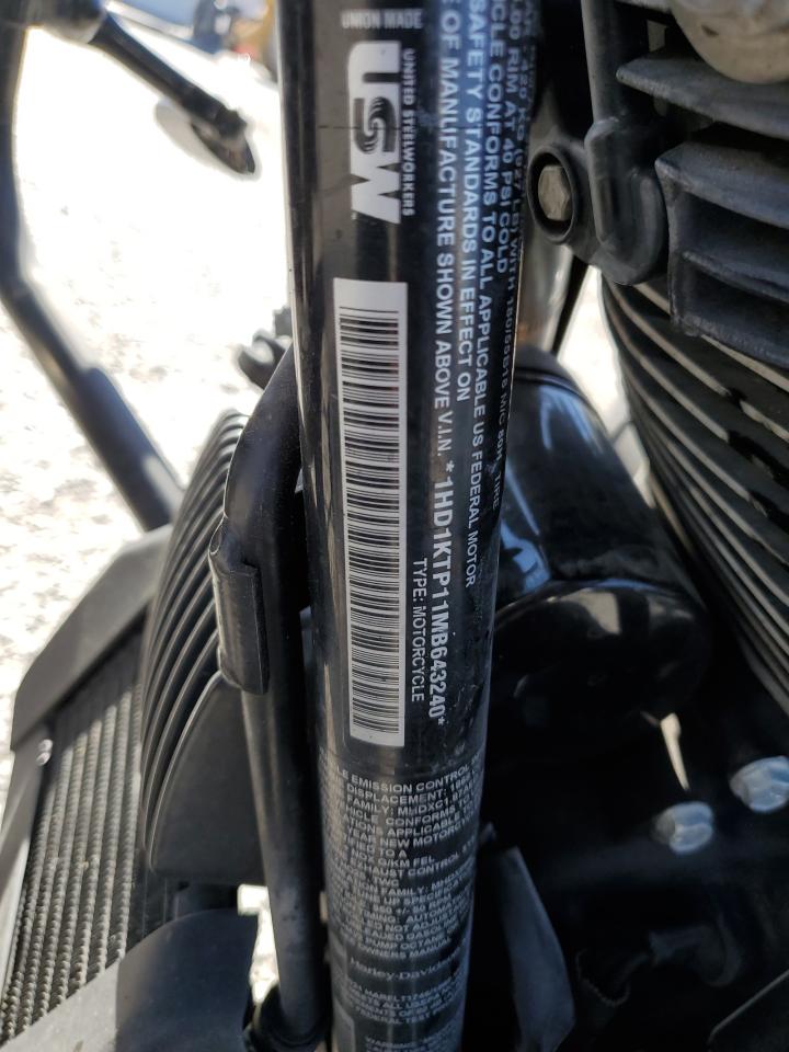 2021 Harley-Davidson Fltrxs VIN: 1HD1KTP11MB643240 Lot: 56977205