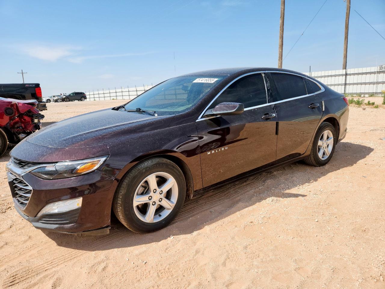 2020 Chevrolet Malibu Ls na sprzedaż w Andrews, TX - Hail