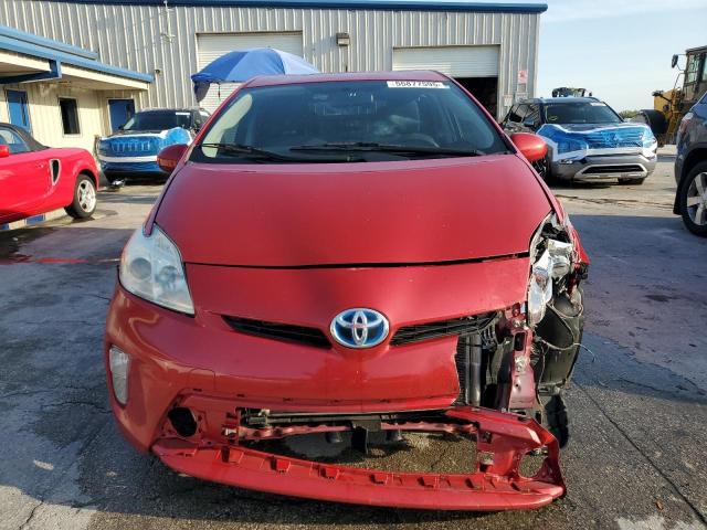  TOYOTA PRIUS 2013 Червоний