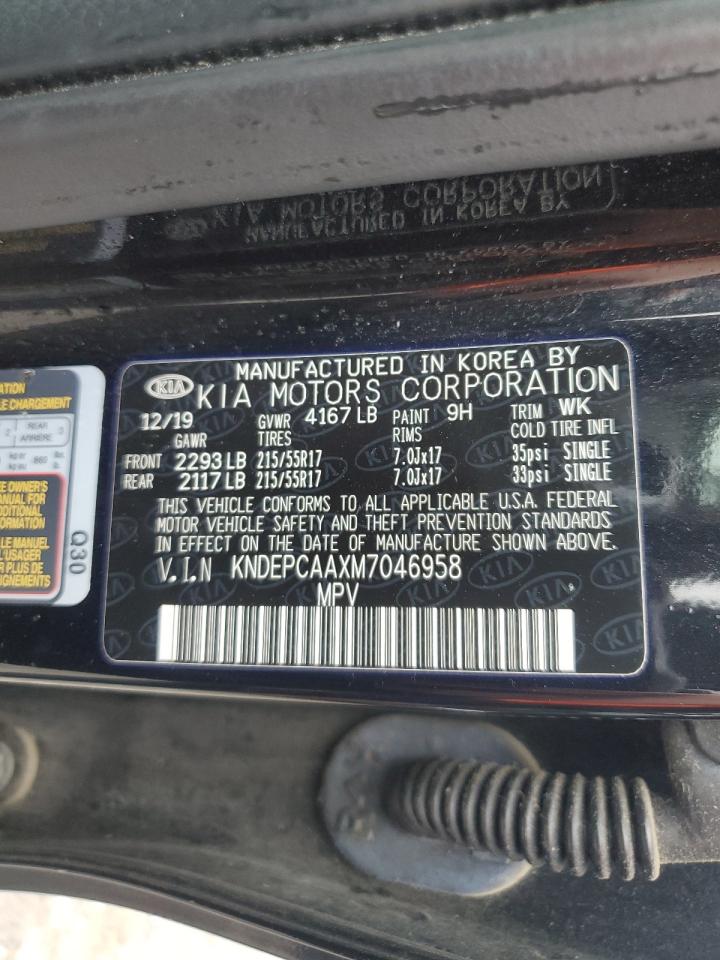 2021 Kia Seltos Lx VIN: KNDEPCAAXM7046958 Lot: 56337985