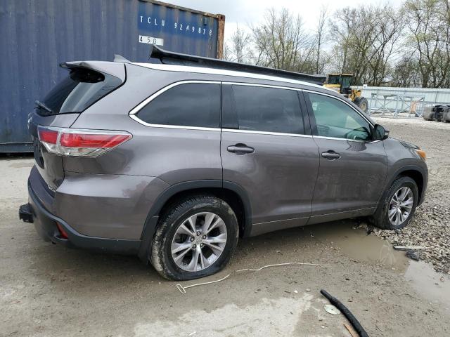  TOYOTA HIGHLANDER 2015 Szary