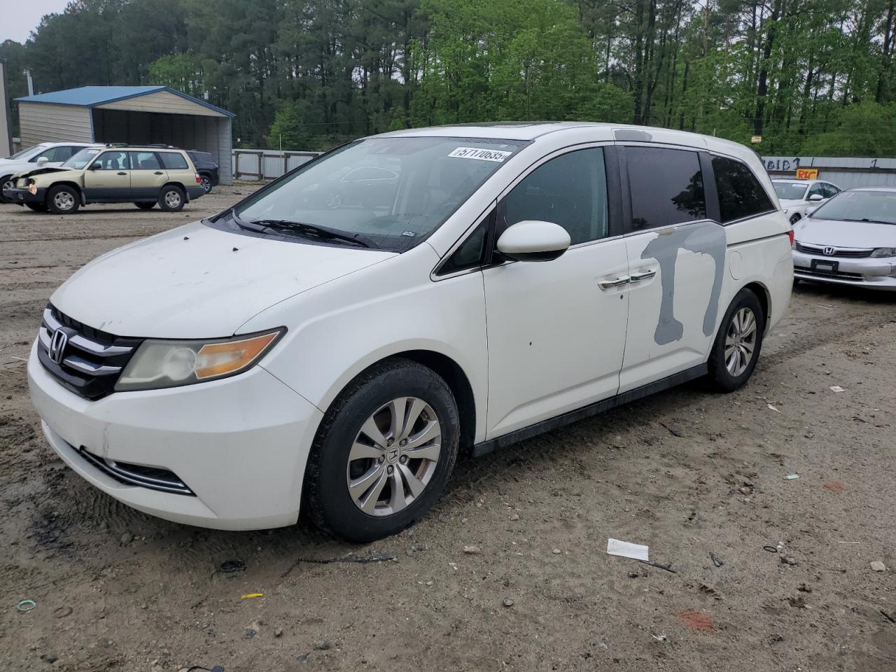 2014 Honda Odyssey Exl for Sale in Seaford, DE - Water/Flood