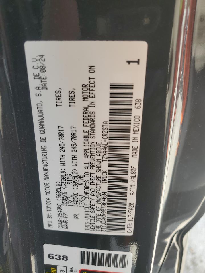 2024 Toyota Tacoma Xtracab VIN: 3TYJDAKN9RT004084 Lot: 56299355