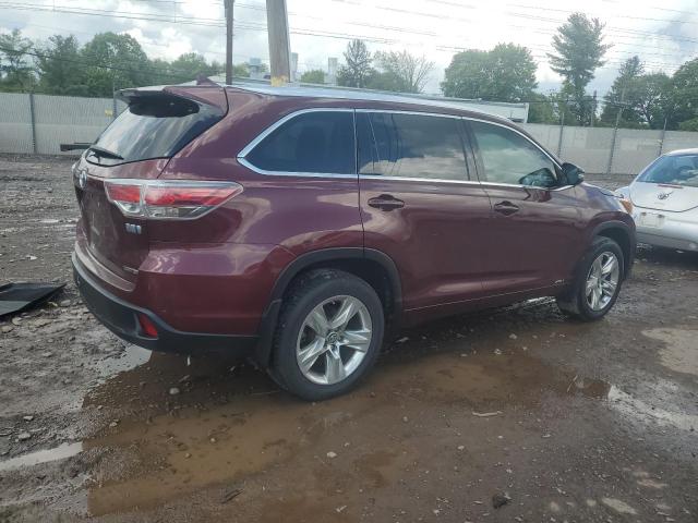 Parquets TOYOTA HIGHLANDER 2016 Burgundy