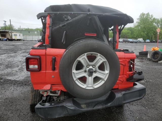  JEEP WRANGLER 2019 Czerwony