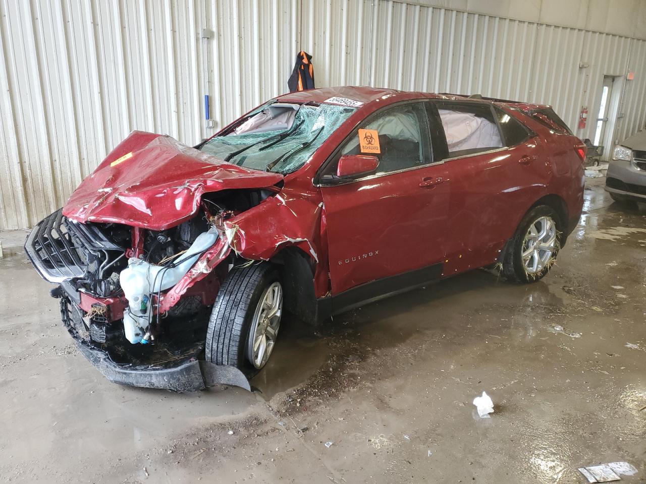 2018 Chevrolet Equinox Lt للبيع في Franklin، WI - Rollover