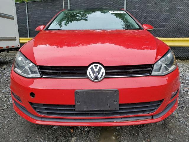  VOLKSWAGEN GOLF S/SE 2016 Red